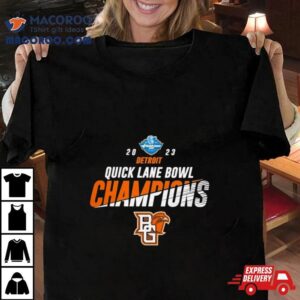 Bowling Green Falcons Quick Lane Bowl Champions Logo Tshirt