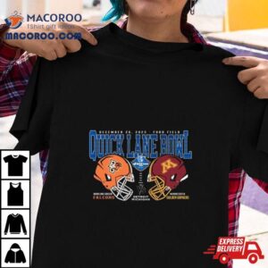 Bowling Green Falcons Vs Minnesota Golden Gophers Quick Lane Bowl Head To Head Tshirt