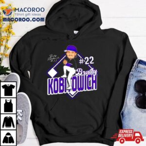 Brady Kobitowich Niagara Purple Eagles Signature Tshirt