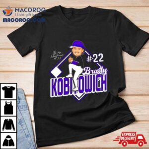 Brady Kobitowich Niagara Purple Eagles Signature Tshirt