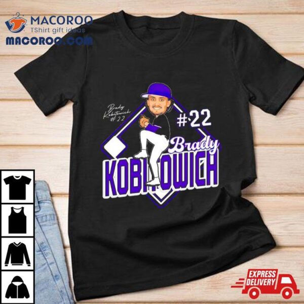 Brady Kobitowich Niagara Purple Eagles Signature Shirt