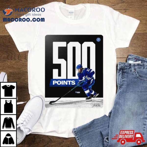 Brayden Point Tampa Bay Lightning 500 Points Shirt