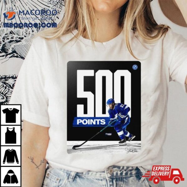 Brayden Point Tampa Bay Lightning 500 Points Shirt