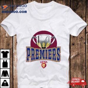 Brisbane Lions Premiers Trophy Tshirt