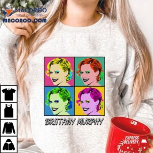 Britany Murphy S Pop Art Style Christmas Tshirt