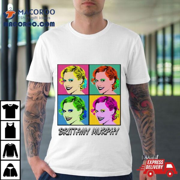 Britany Murphy 80s Pop Art Style Christmas Shirt