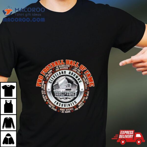 Browns Hall Of Fame Legends 2023 T Shirt