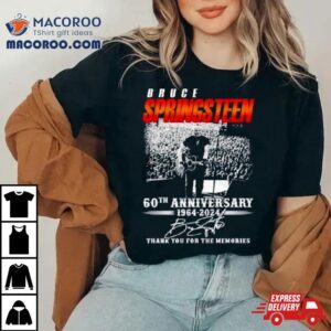 Bruce Springsteen Th Anniversary Thank You For The Memories Tshirt