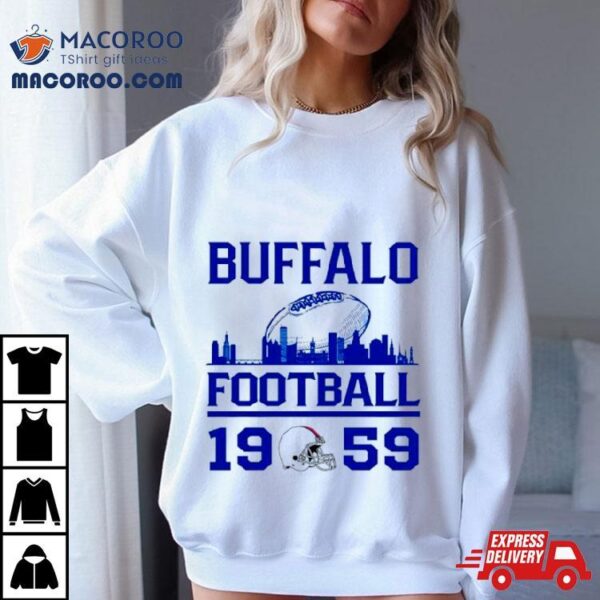 Buffalo Bills Football 1959 Skyline Retro Shirt