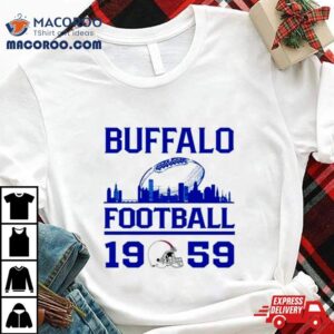 Buffalo Bills Football Skyline Retro Tshirt