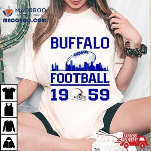 Buffalo Bills Football Skyline Retro Tshirt