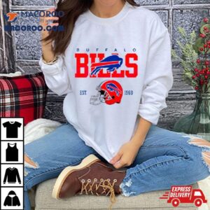 Buffalo Bills Football Helmet Classic Tshirt