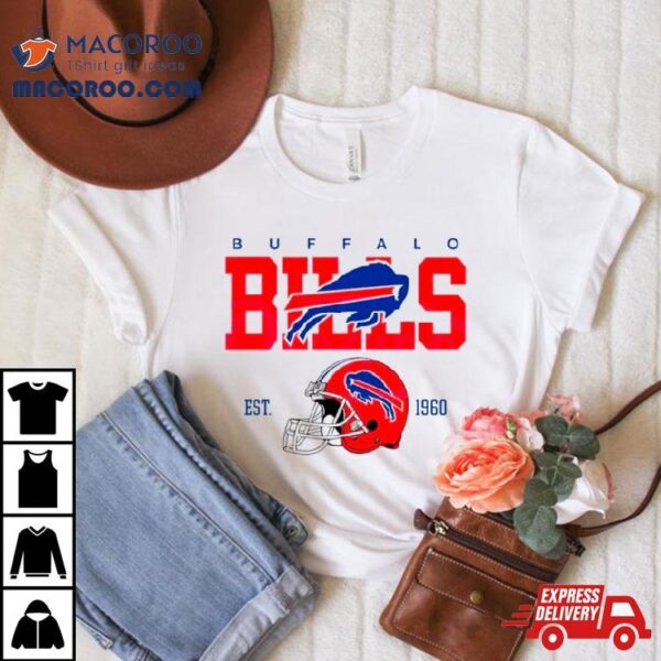 Buffalo Bills Football Helmet 1960 Classic Shirt