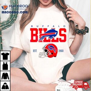 Buffalo Bills Football Helmet Classic Tshirt