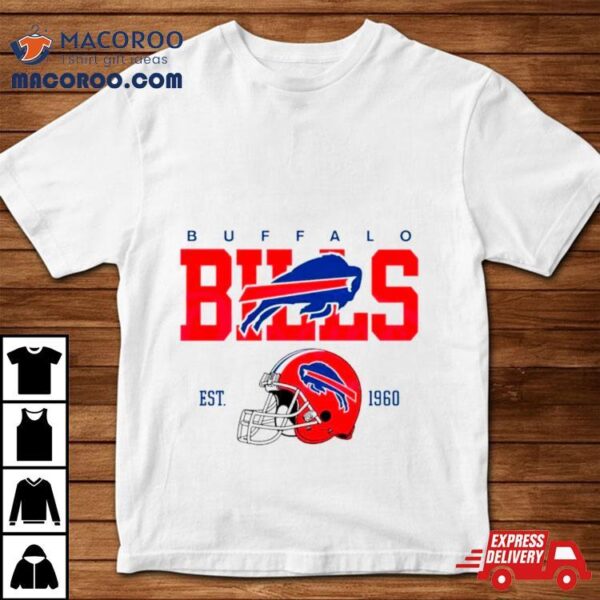 Buffalo Bills Football Helmet 1960 Classic Shirt