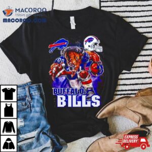 Buffalo Bills Mascot Helme Tshirt