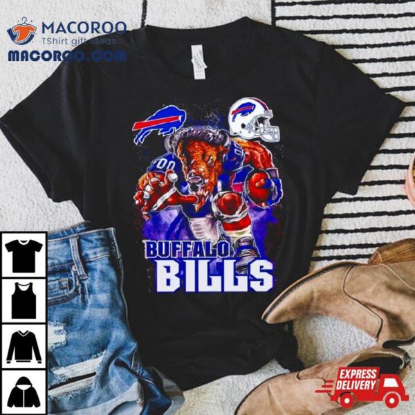 Buffalo Bills Mascot Helmet Shirt