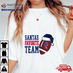 Buffalo Bills Santas Favorite Football Team Tshirt