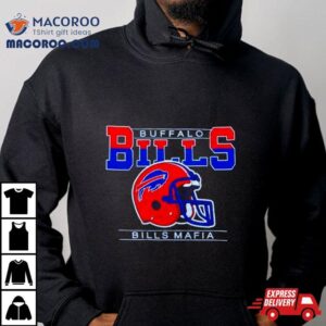 Buffalo Billsmafia Helmet Blue Shirt