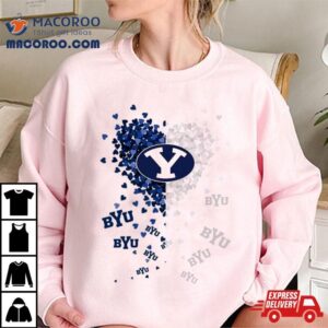 Byu Cougars Tiny Heart Shape Tshirt