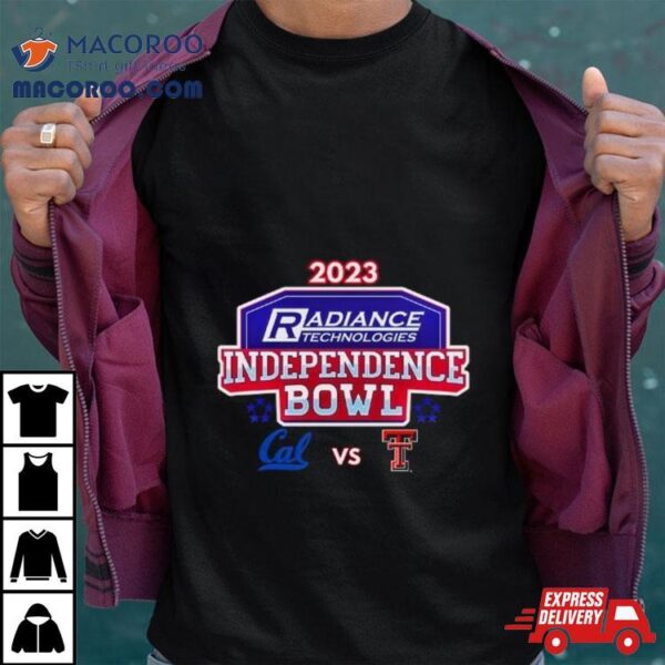 California Golden Bears Vs Texas Tech Red Raiders 2023 Radiance Technologies Independence Bowl Shirt