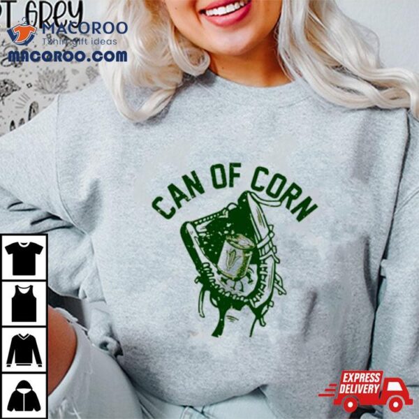 Can Of Corn Baseball Shirt