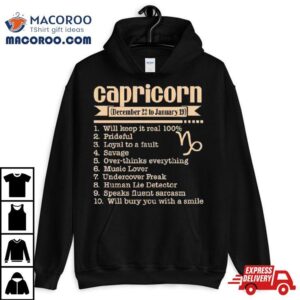 Capricorn December To January Tshirt