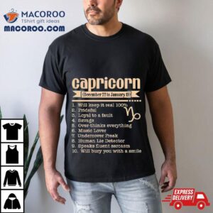 Capricorn December To January Tshirt