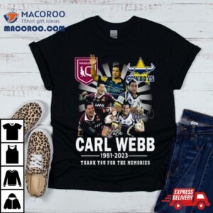 Carl Webb Thank You For The Memories Signatures Tshirt