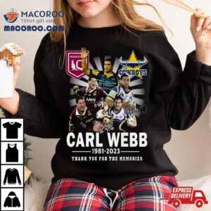 Carl Webb Thank You For The Memories Signatures Tshirt