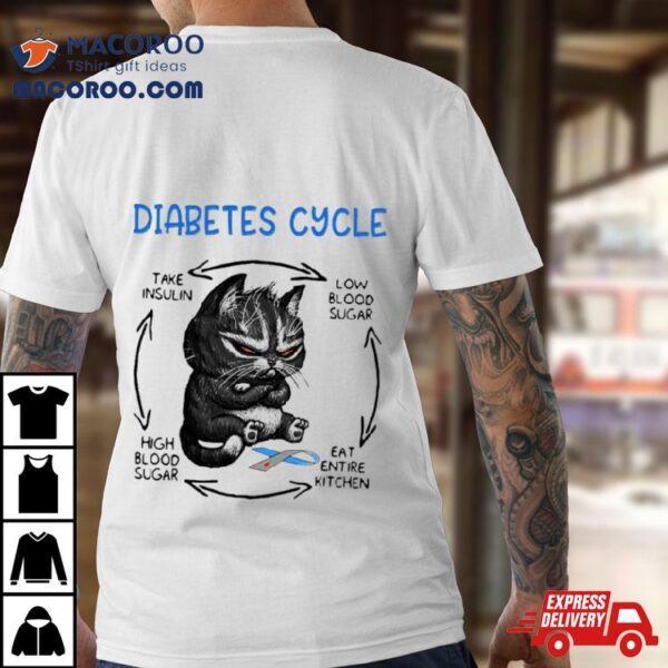 Cat Diabetes Cycle Shirt