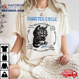 Cat Diabetes Cycle Tshirt