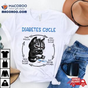 Cat Diabetes Cycle Tshirt