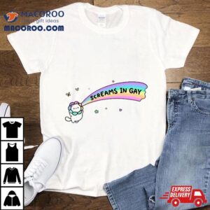 Cat Screams In Gay Tshirt