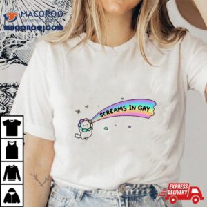 Cat Screams In Gay Tshirt