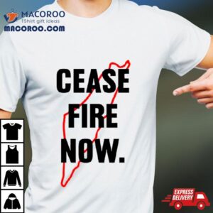 Cease Fire Now Free Palestine Tshirt