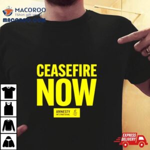 Ceasefire Now Amnesty International Tshirt