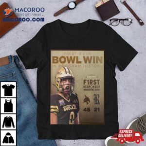 Celebrate Texas State Bobcats First Ever Bowl Win In Program History First Responder Bowl 2023 Champions T Shirt