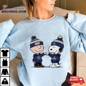 Charlie Brown And Snoopy Nfl Dallas Cowboys Football Go Cowboys Cartoon Tshirt