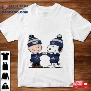 Charlie Brown And Snoopy Nfl Dallas Cowboys Football Go Cowboys Cartoon Tshirt