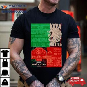 Checkered Flag Sports Clash At The Coliseum Mexico Series Tshirt