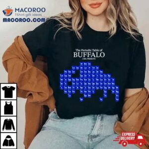 Chemistry The Periodic Table Of Buffalo Tshirt