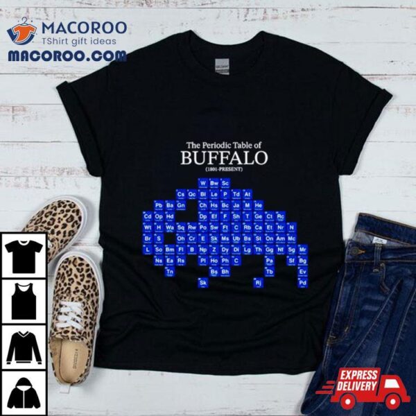 Chemistry The Periodic Table Of Buffalo Shirt