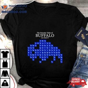 Chemistry The Periodic Table Of Buffalo Tshirt