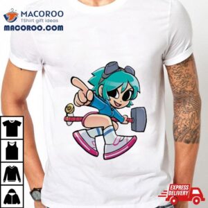 Chibi Flowers Takes Off Scott Pilgrim Tshirt