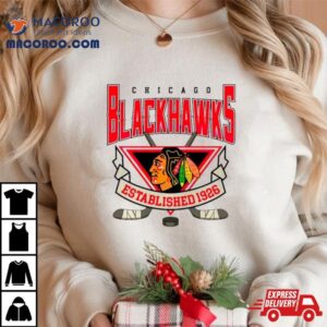 Chicago Blackhawks Hockey Retro Tshirt