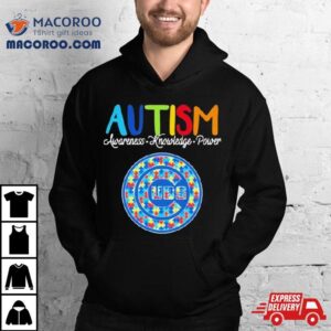 Chicago Cubs Autism Awareness Knowledge Power Tshirt