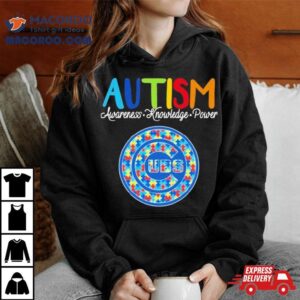 Chicago Cubs Autism Awareness Knowledge Power Tshirt