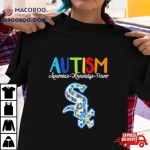 Chicago White Sox Autism Awareness Knowledge Power Tshirt