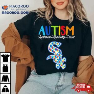 Chicago White Sox Autism Awareness Knowledge Power Tshirt